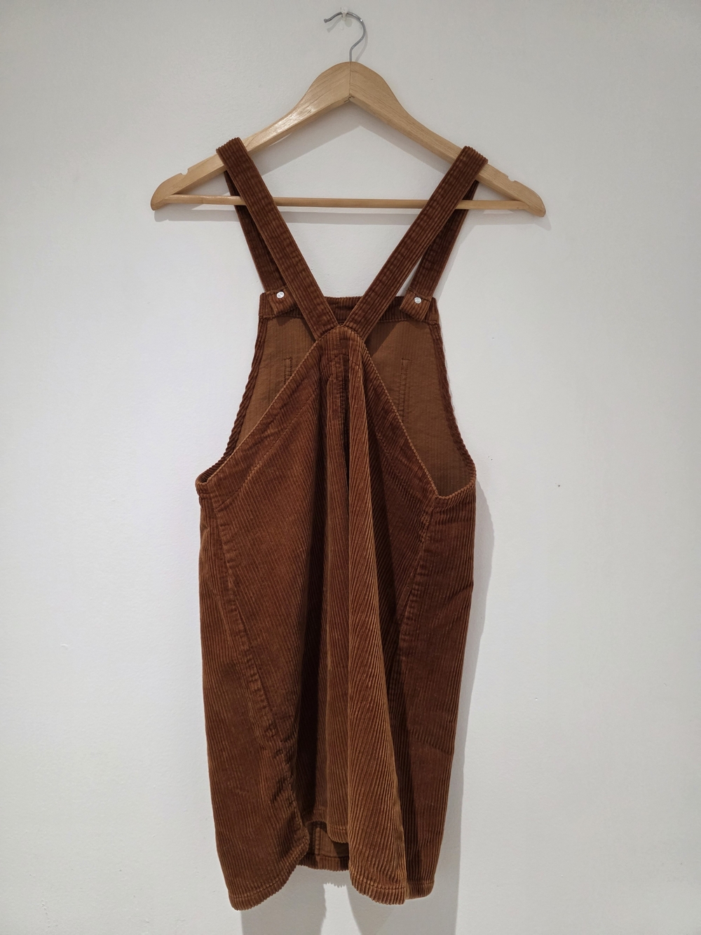 twik Rust Brown Ribbed Strap Overalls - Picture 2 of 3
